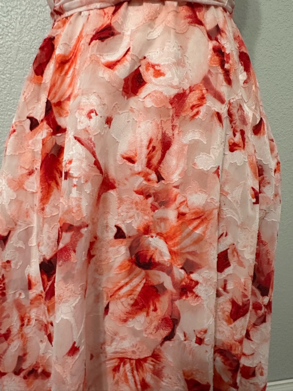 Midi Dress Womens Size 8 Floral Romantic Fairy Whimsical Coquette Feminine Girly - Picture 8 of 16
